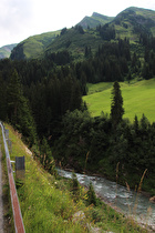 … und Blick flussabwärts