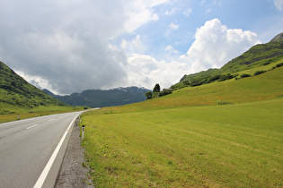 Flexenpass, Nordrampe, Blick Richtung Flexenpass