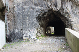 gesperrter Teil der alten Flexenpassstraße