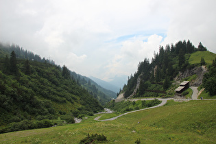 Blick ins Klostertal talabwärts