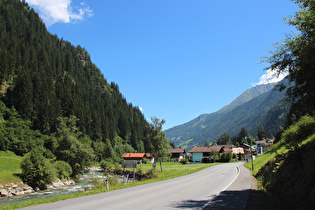 … und Blick talabwärts über See