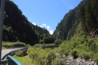 unterhalb der untersten Galerie, Blick talaufwärts