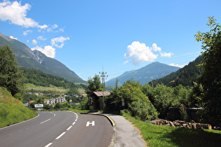 Stanzertal, Blick über Pians zum Venet