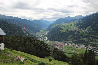 bei Falpaus, Blick ins Oberinntal talaufwärts …