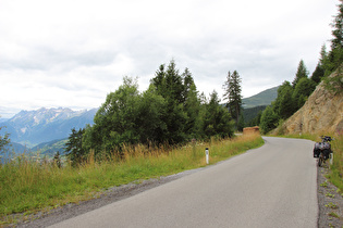 Südrampe der Pillerhöhe, Blick nach Norden