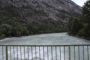 … und Blick flussabwärts