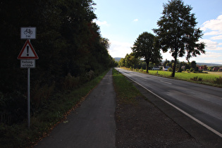 Radweg zwischen Degersen und Wennigser Mark …