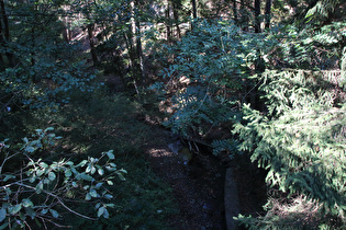 der Zillierbach oberhalb des Zillierbachstausees, Blick flussaufwärts …