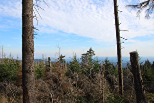 Brockenbett, Blick nach Südwesten, …