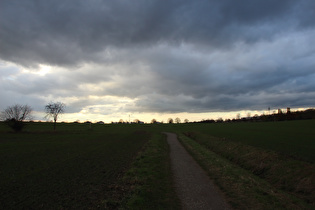 zwischen Hannover und Velber, Blick nach Westen …