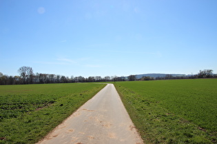 Leinetal südlich von Göttingen, Blick nach Süden …