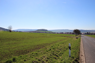 Westhang des Reinhäuser Waldes, Blick über den Einzelberg zum Sandwald, …