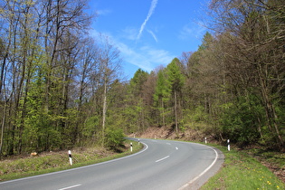 Nienstedter Pass, Westrampe, Blick bergauf …