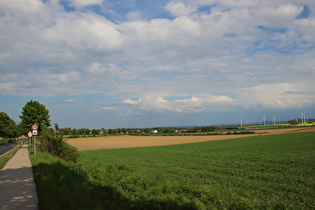 … und Blick über Bennigsen nach Osten