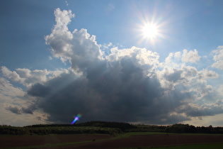 zwischen Steinkrug und Bennigsen, Blick nach Westen auf den Deister