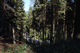 Blick von der Alten Harzstraße auf die B241