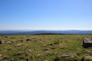 Blick vom Gipfel nach Südwesten