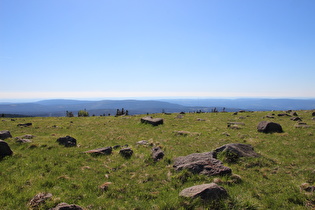 Blick vom Gipfel über Torfhaus nach Westen