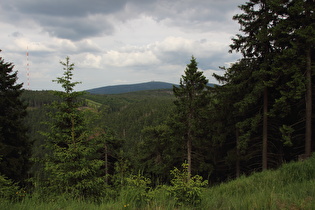 Blick auf Torfhaus und Brocken