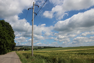 südlich von Eimbeckhausen, Blick nach Osten, …