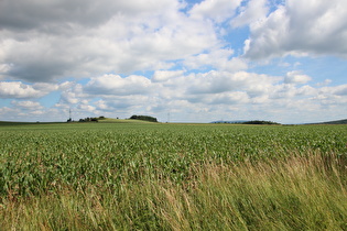 der letzte traurige Rest eines Berges