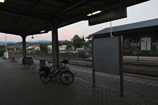 Tourende in Wernigerode