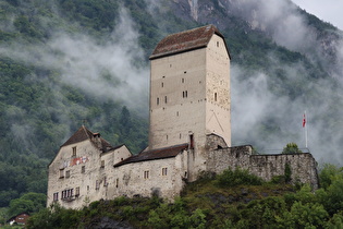 Zoom auf das Schloss Sargans