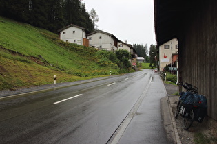 in Parpan, Blick bergauf