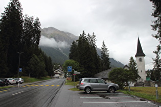 Nordrand von Lenzerheide, Blick zum Lenzerhorn