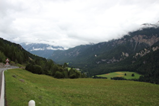 zwischen Lantsch und Brienz, Blick ins Albulatal