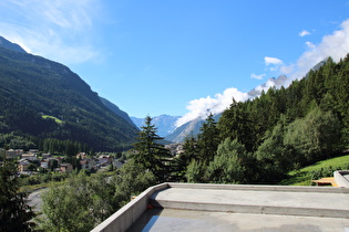 Etappenstart in Dosso di Fumarago, Blick talabwärts