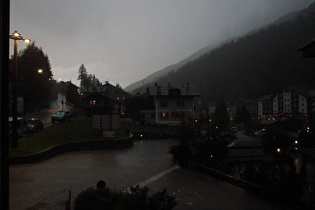 nasse Abendstimmung in Santa Caterina Valfurva