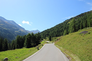 Blick ins Val di Gavia talaufwärts