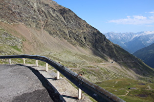 Blick talabwärts auf die Südrampe