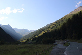 Blick ins Valle delle Messi talaufwärts …