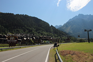 am Ostrand von Ponte di Legno …