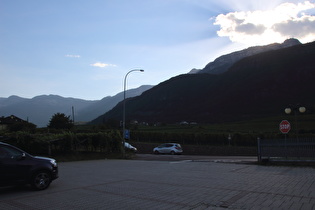 wenige Meter nach dem Verlassen der Ostrampe in Gand, Blick zum Mendelkamm