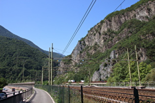 Blick von Osten auf die Talenge westlich von Blumau