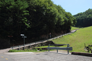 diese Straße nach Prösels lag nicht auf der Strecke, …