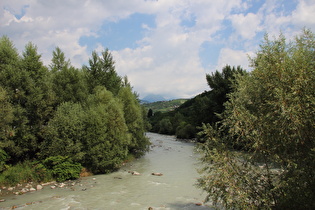 … und Blick flussaufwärts