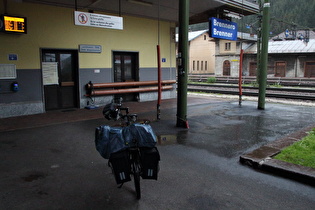 unplanmäßiges Etappenende auf dem Bahnhof ☹