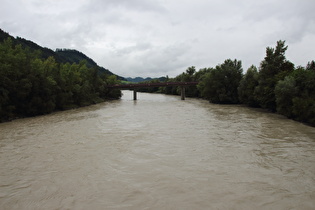 der Inn, Blick flussaufwärts …