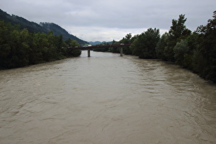 … und Blick flussaufwärts