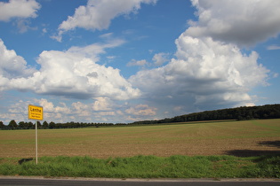 Lenthe, Südrand, Blick nach Osten …