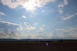 … Blick nach Westen zum Deister …