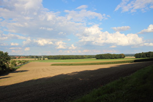 Blick vom Nordhang des Stemmer Berges nach Nordosten …