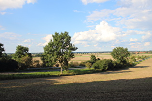 … und Blick nach Norden in die Norddeutsche Tiefebene