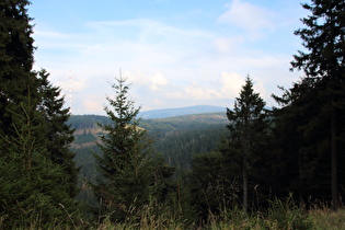 "Dach der Tour": "Steile Wand", L504, oberes Ende, Blick zum Brocken