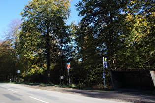 Nienstedter Pass, Passhöhe, Blick nach Osten …