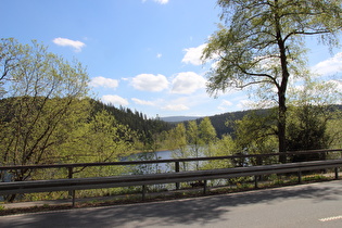 Blick über den Okerstausee zur Wolfswarte